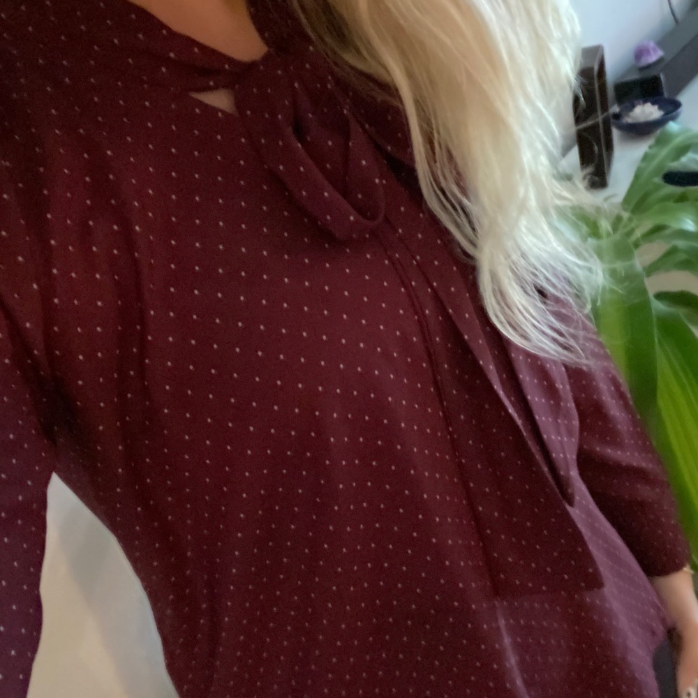 Maroon Blouse